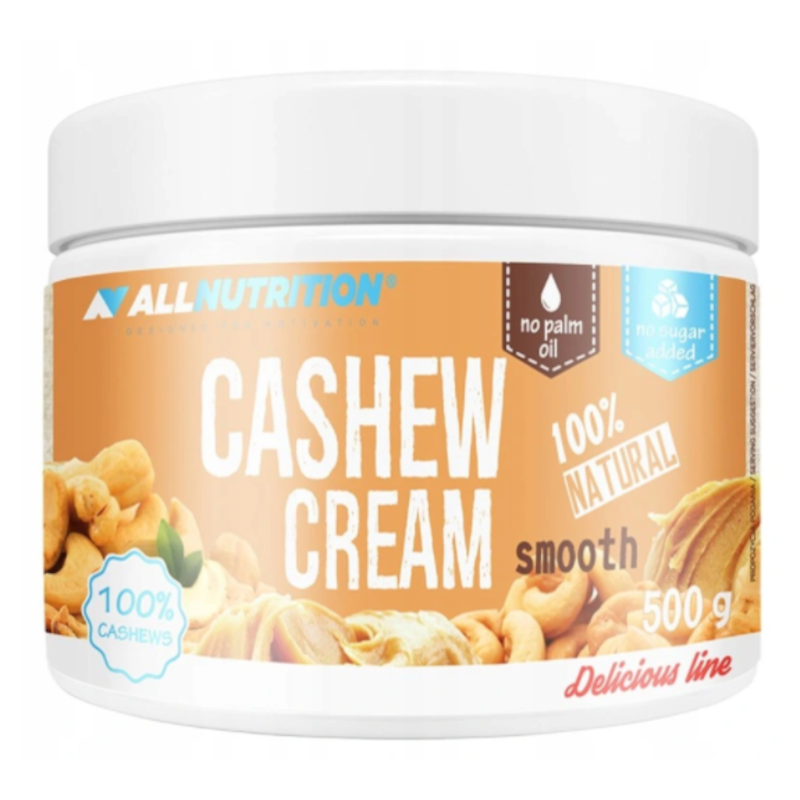 ALLNUTRITION Cashew Cream Smooth 500g - Masło Orzechowe z Nerkowców