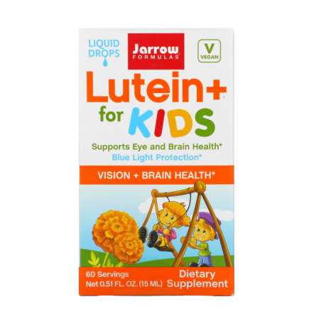 Jarrow Formulas Lutein+ for Kids Krople - Witaminy dla dzieci na wzrok i mózg