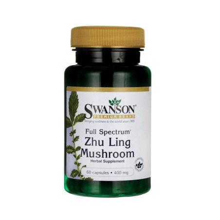 Swanson Zhu Ling Mushroom 400mg 60 kaps - Żagiew Okółkowa