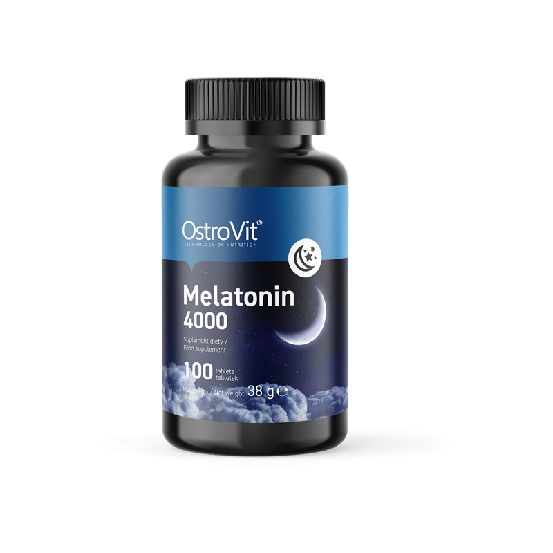 OstroVit Melatonina 4mg - Tabletki na Sen i Bezsenność