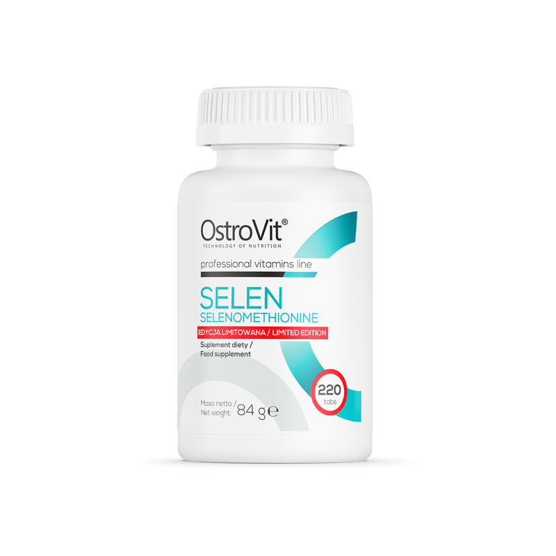 OstroVit Selen Selenomethionine 220tab - Selen na odporność