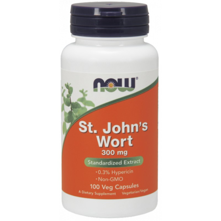 NOW Foods Dziurawiec Zwyczajny Mood Support 100vkaps - wsparcie nastroju