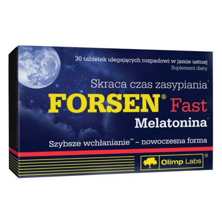 Olimp Forsen Fast - Melatonina na sen 30 kaps | biotechsklep.pl