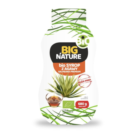 Big Nature Syrop z Agawy 340g - Zdrowy zamiennik cukru