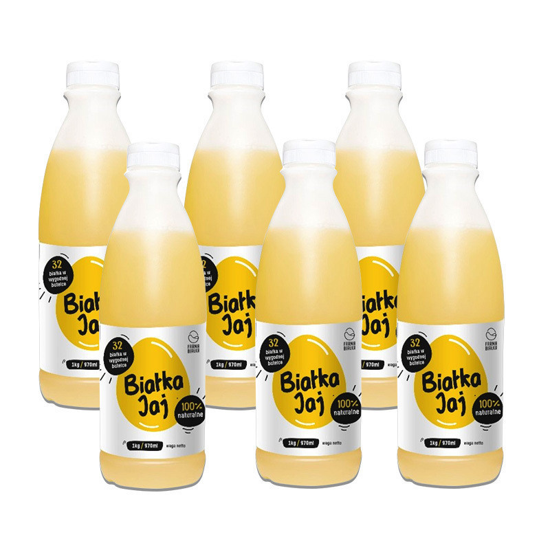 Farma Białka Płynne Białko Jaj 6x1000g - Biotechsklep.pl