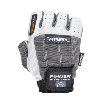 Power System 2700 Rękawice Fitness - Biało-Szare - M - Sklep