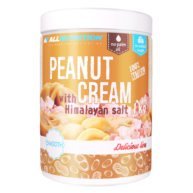 ALLNUTRITION Peanut Cream Himalayan Salt 1000g - Zdrowe Masło Orzechowe