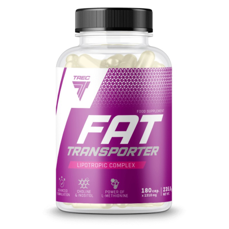 TREC Nutrition Fat Transporter 180 kaps - Spalacz Tłuszczu Bez Stymulantów