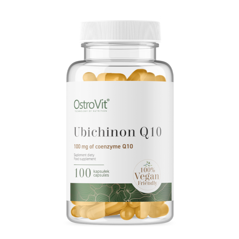 OstroVit Ubichinon Q10 Vege 100mg 100kaps - wsparcie dla serca i antyoksydant