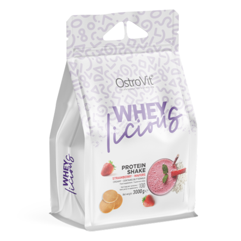 OstroVit WHEYlicious 3000g - Koncentrat Białka Serwatkowego WPC
