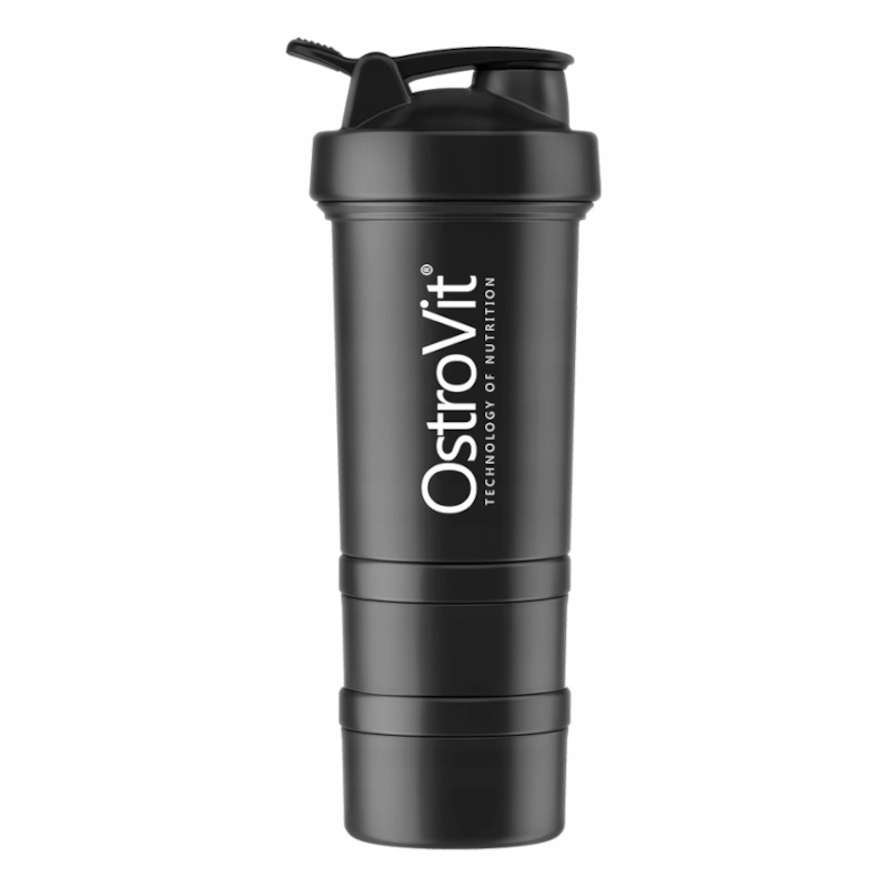 OstroVit Shaker Premium Black 450ml - idealny shaker do odżywek i suplementów