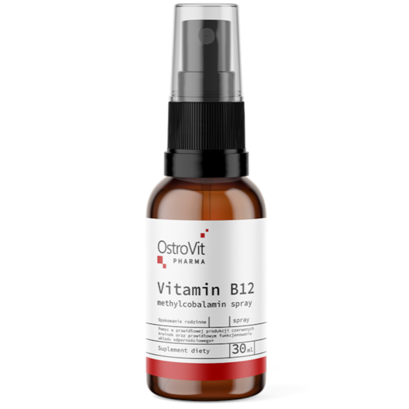 OstroVit Pharma Witamina B12 Spray 30ml - Energia i Koncentracja