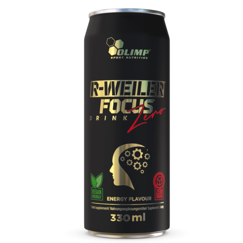 Olimp R-Weiler Focus Drink Zero 330ml - Napój energetyczny bez cukru