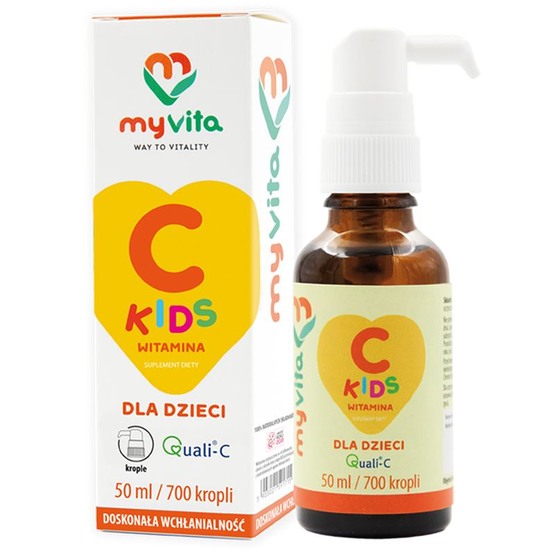MyVita Witamina C Kids 50ml - Witamina C dla dzieci