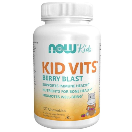 Now Foods Kid Vits Berry Blast Witaminy dla Dzieci 120 chewables