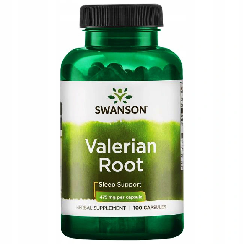 Swanson Valerian Root Kozłek Lekarski 475mg 100 kaps - na stres i sen