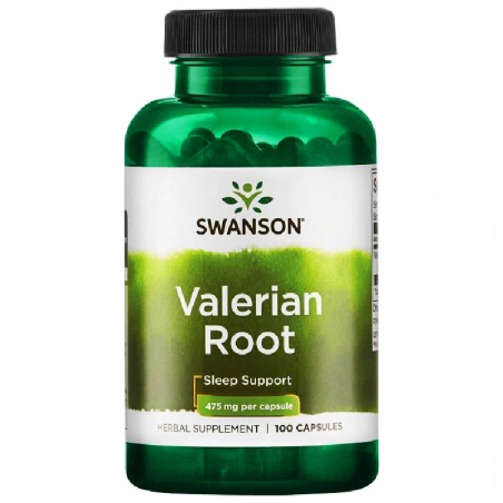 Swanson Valerian Root Kozłek Lekarski 475mg 100 kaps - na stres i sen