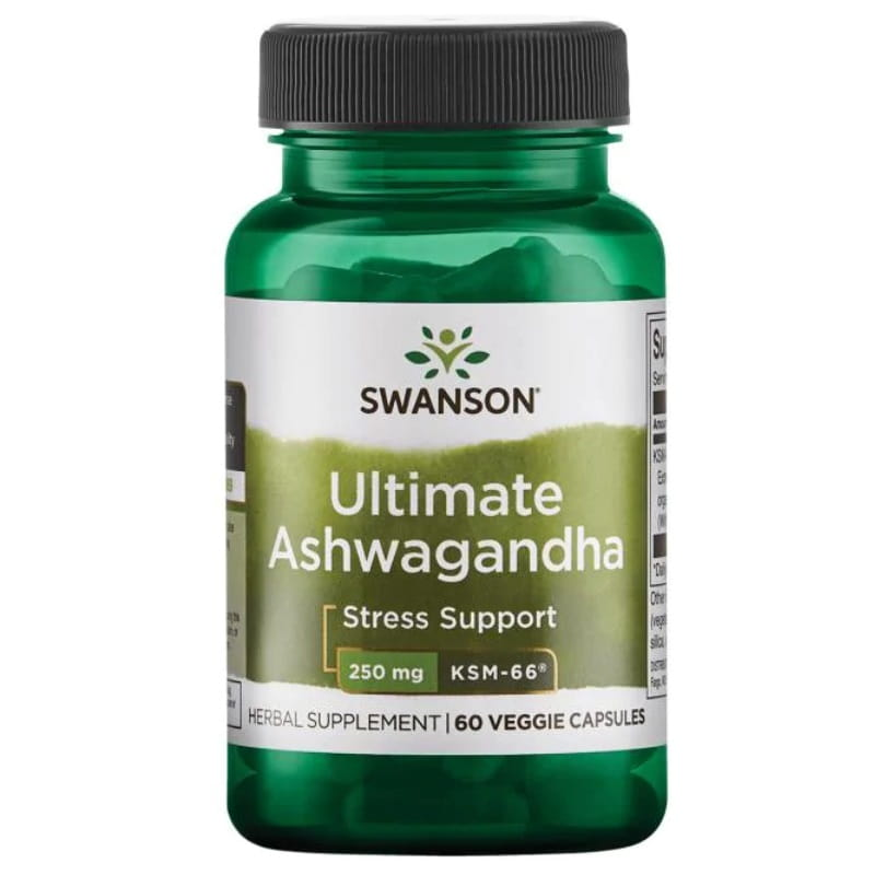 Swanson Ultimate Ashwagandha 250 mg - 60 kapsułek | Adaptogen na stres