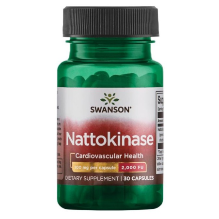 Swanson Nattokinase 100mg - Wsparcie Serca i Układu Krążenia