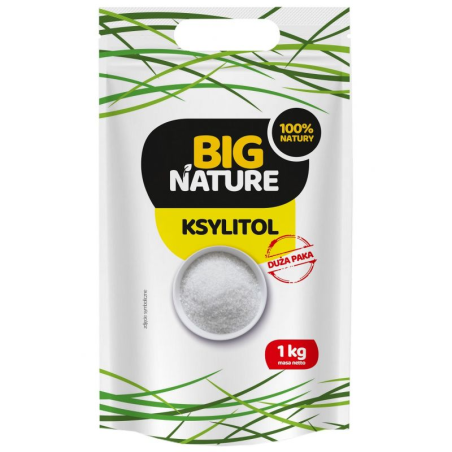 Big Nature Ksylitol 1000g - Zdrowy Zamiennik Cukru