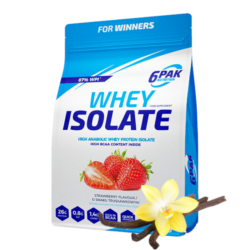 6PAK Whey Isolate 700g - Izolat Białka Serwatkowego WPI