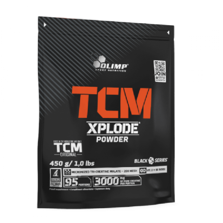 Olimp TCM Xplode Jabłczan Kreatyny 450g - Energia i Siła