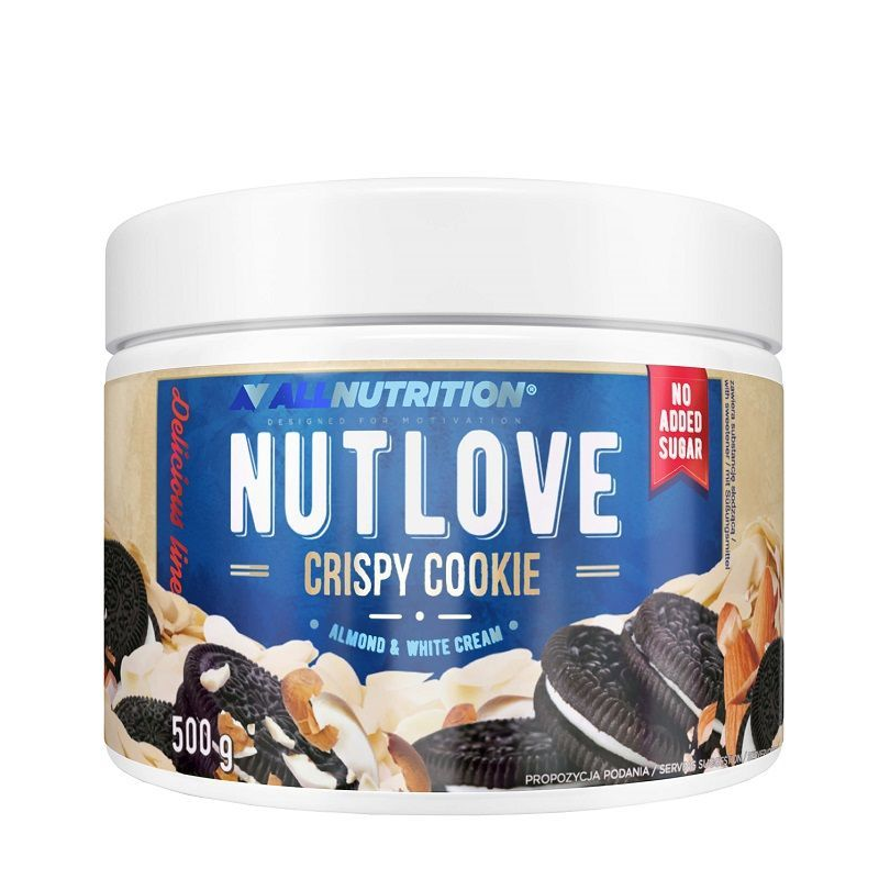ALLNUTRITION NUTLOVE Chrupiące Ciastko 500g - Krem Dietetyczny Bez Cukru