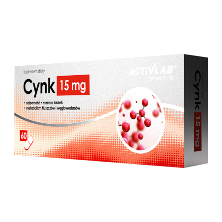 ActivLab Cynk 15mg - 60 kapsułek | Suplement diety z cynkiem