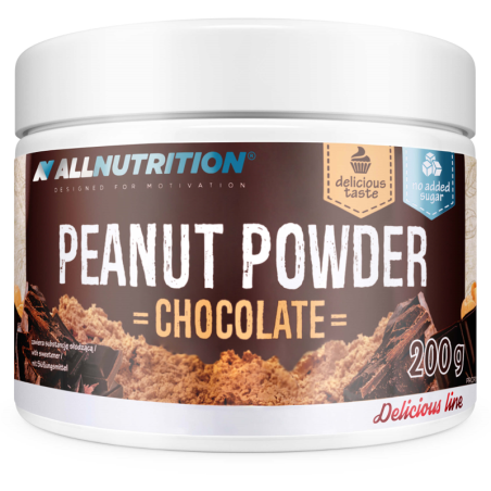 ALLNUTRITION Peanut Powder Czekolada 200g - Odtłuszczone masło orzechowe w proszku