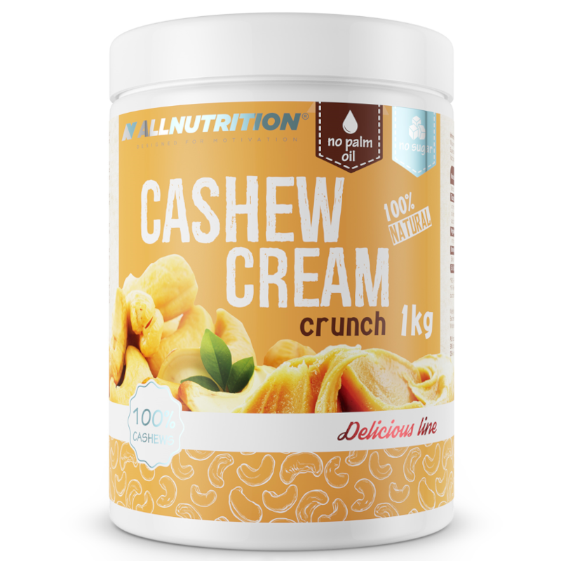 Allnutrition Cashew Cream Crunchy 1000g - Masło z Nerkowców