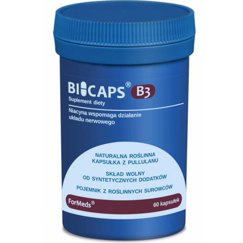 ForMeds Bicaps B3 60 kaps - Witamina B3 dla zdrowia układu nerwowego