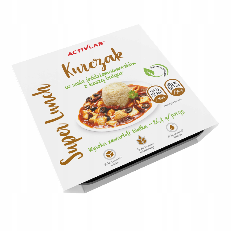 ActivLab Kurczak z Bulgurem - Gotowy Posiłek Dietetyczny 300g
