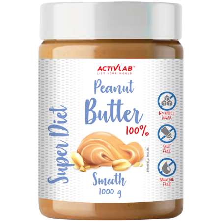 Activlab Peanut Butter Smooth 1000g | Zdrowe Masło Orzechowe