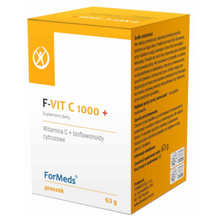 ForMeds F-VIT C+1000 63g - Witamina C w proszku z bioflawonoidami