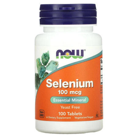 NOW Foods Selenium 100mcg 100tab - Selen dla zdrowia i urody