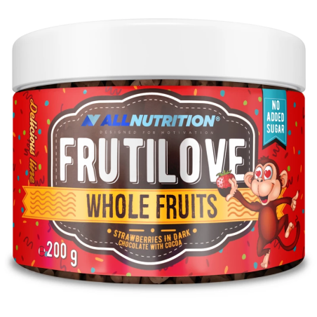 ALLNUTRITION Frutilove Truskawka w Czekoladzie 200g - Zdrowa przekąska!
