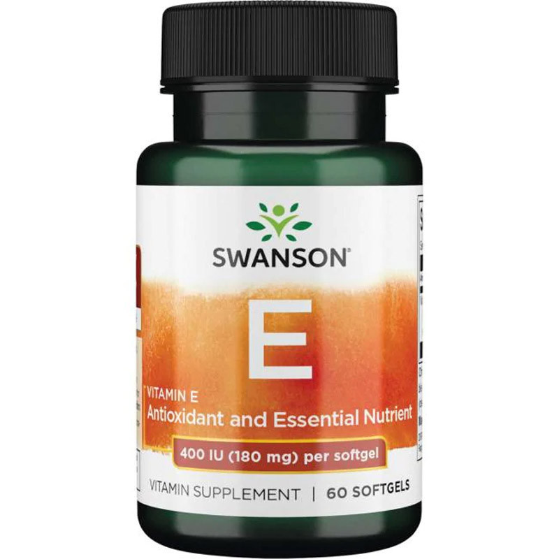 Swanson Vitamin E 400IU - Witamina młodości i ochrona antyoksydacyjna