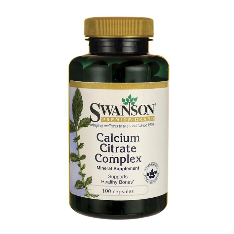 Swanson Calcium Citrate Complex 100 kaps - Wapń na mocne kości