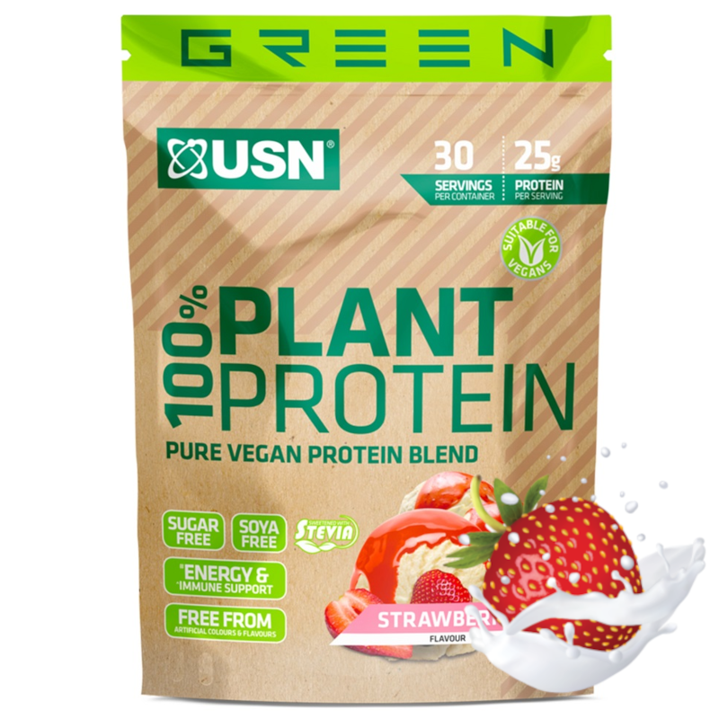 USN Plant Protein 900g - Wegańska Odżywka Białkowa