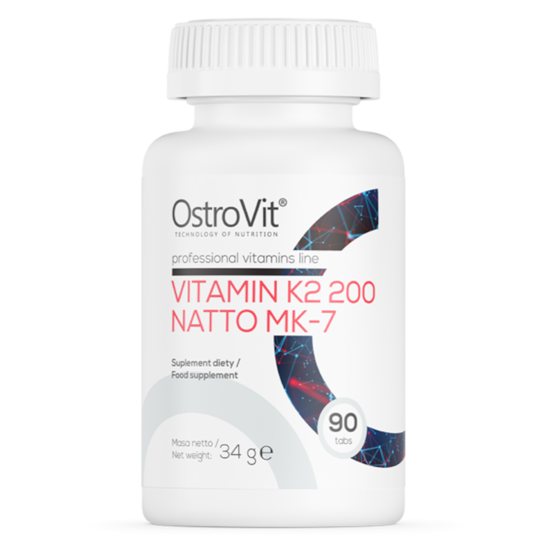 OstroVit Vit K2 MK7 200ug - Witamina K2 dla zdrowych kości i krążenia