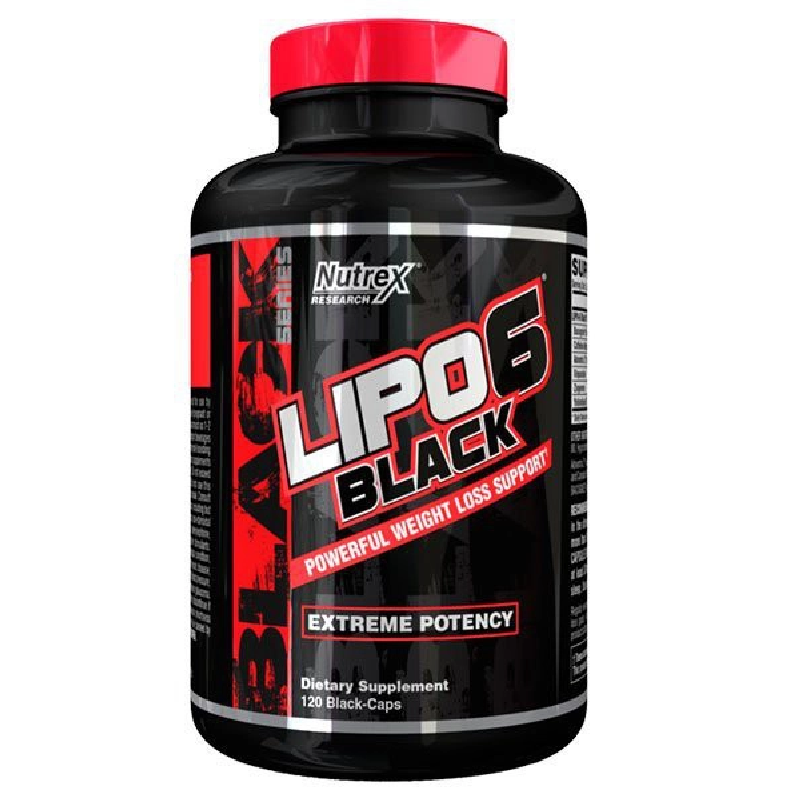 Nutrex Lipo 6 Black - 120 kaps. | Spalacz Tłuszczu