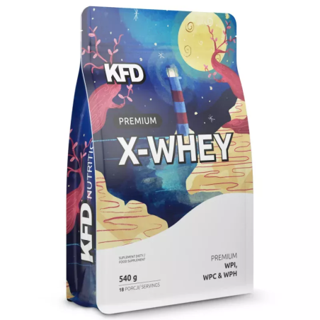 KFD X-Whey 540g - Odżywka Białkowa MIX