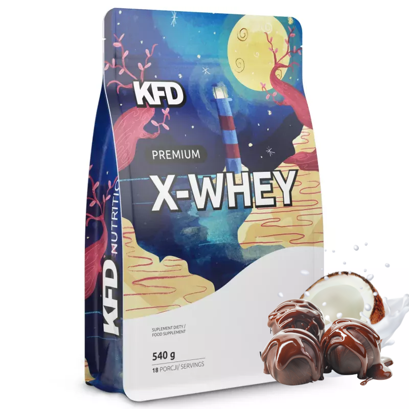 KFD X-Whey 540g - Odżywka Białkowa MIX