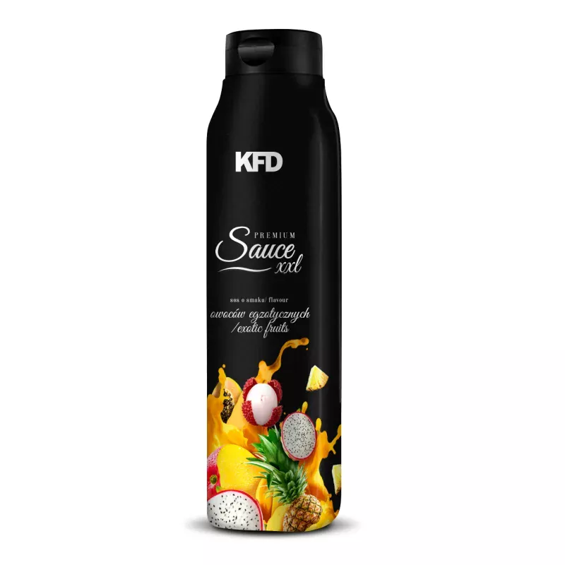 KFD Premium Sauce XXL Owoce Egzotyczne 800ml - Sos 0 kcal