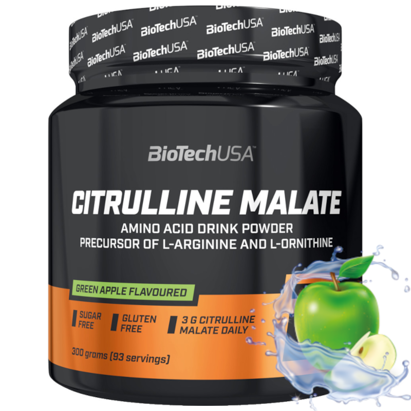BioTechUSA Citrulline Malate 300g - Pompa mięśniowa i regeneracja