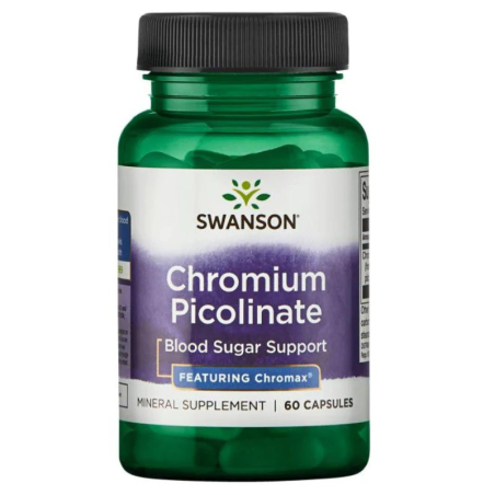 Swanson Chromium Picolinate - Chrom na apetyt i odchudzanie