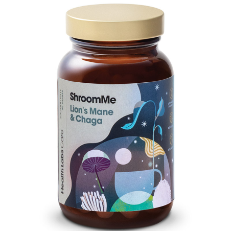 Health Labs Care ShroomMe Lion's Mane & Chaga 45g - Pamięć i Koncentracja