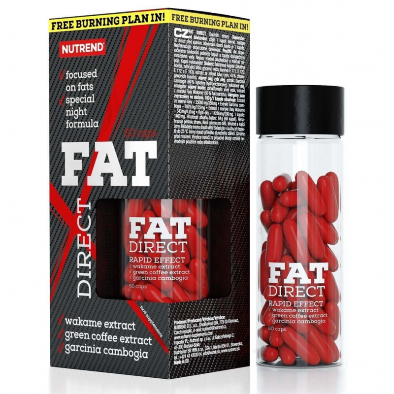 NUTREND Fat Direct 60kaps - Spalacz Tłuszczu na Noc | Biotechsklep.pl