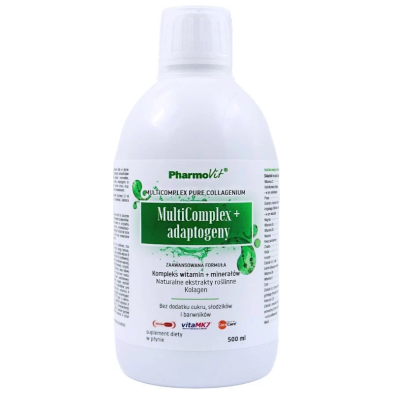 Pharmovit MultiComplex + Adaptogeny 500ml - Multiwitamina dla energii i zdrowia