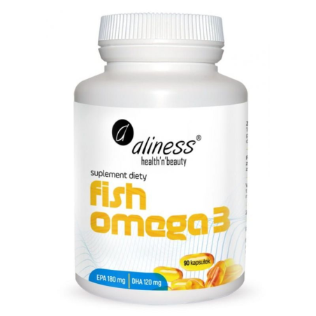 Aliness Fish Omega 3 EPA DHA 90 kaps - Wsparcie dla mózgu i serca